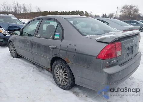 2005 Honda Civic Ex z USA, uszkodzony, nr VIN 2HGES25745H537914